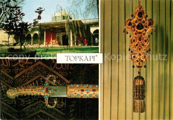 Istanbul Constantinopel Topkapi Palace and Golden braces set wi