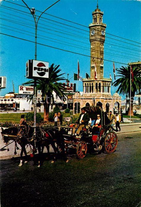 Izmir Uhrturm Pferdekutsche
