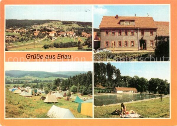 Erlau Thueringen Panorama Konsum Gaststätte Zur Erholung