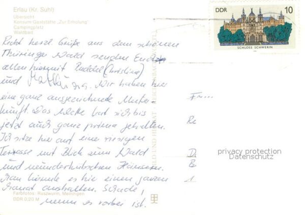 Erlau Thueringen Panorama Konsum Gaststätte Zur Erholung – Bild 2