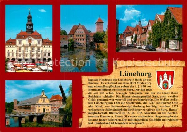 Lueneburg Rathaus Ratsmühle Auf dem Meere Altes K