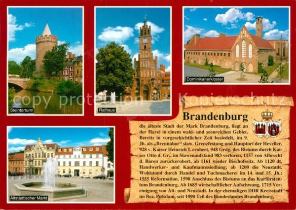 Brandenburg Havel Steintorturm Rathaus Dominikanerkloster