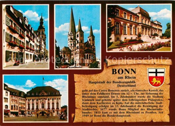 Bonn Rhein Beethovens Geburtshaus Münster Rathaus