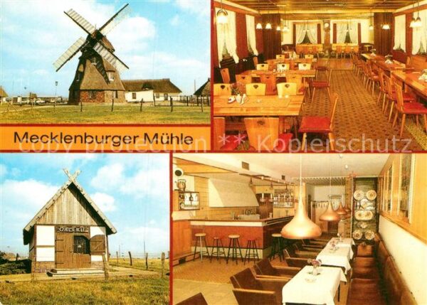 Dorf Mecklenburg Gaststätte Mecklenburger Mühle Speisesa