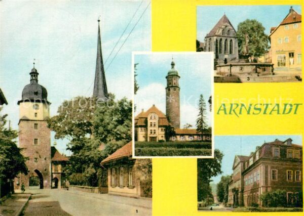 Arnstadt Ilm Riedtor Neideckturm Bachkirche Heimatmu