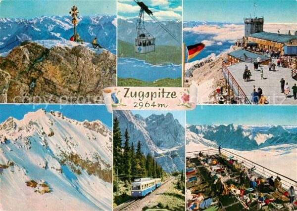 Zugspitze Gipfel Seilbahn Berggasthaus Panorama Z
