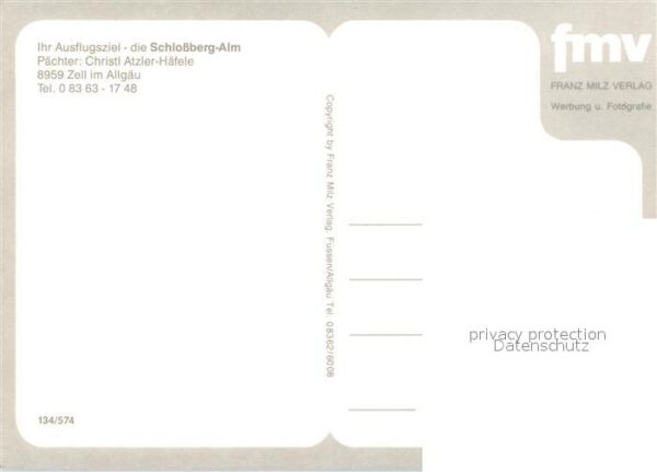 Zell Allgaeu Schlossberg Alm Terrasse – Bild 2