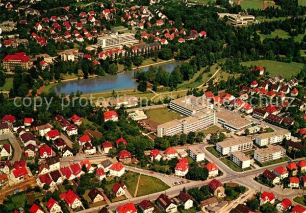 Bad Salzuflen Fliegeraufnahme mit Kurklinik Lipperlan