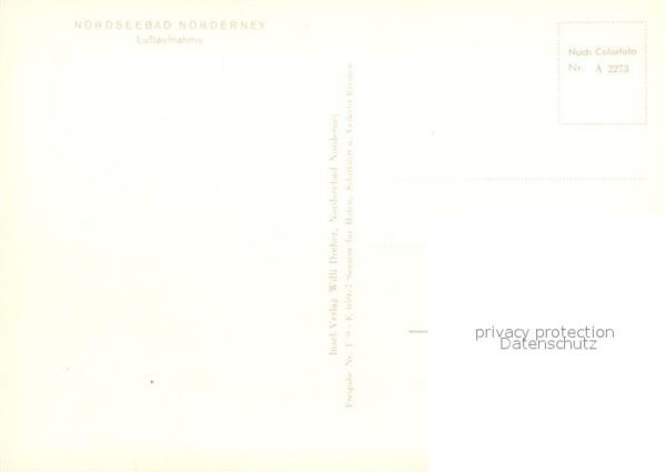 Norderney Nordseebad Fliegeraufnahme – Bild 2
