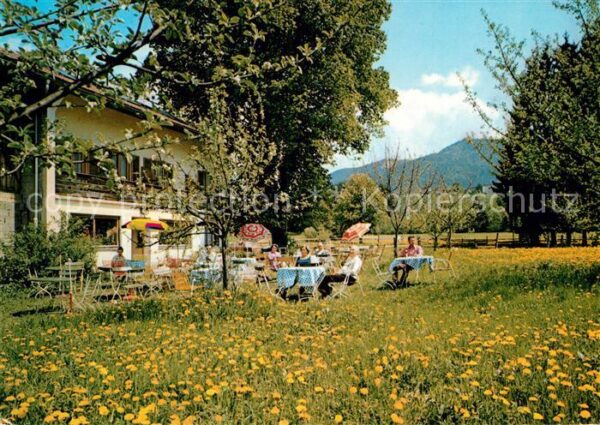 Bad Heilbrunn Fremdenheim Kolb Garten Terrasse