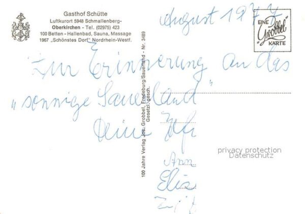 Oberkirchen Sauerland Gasthof Schütte – Bild 2