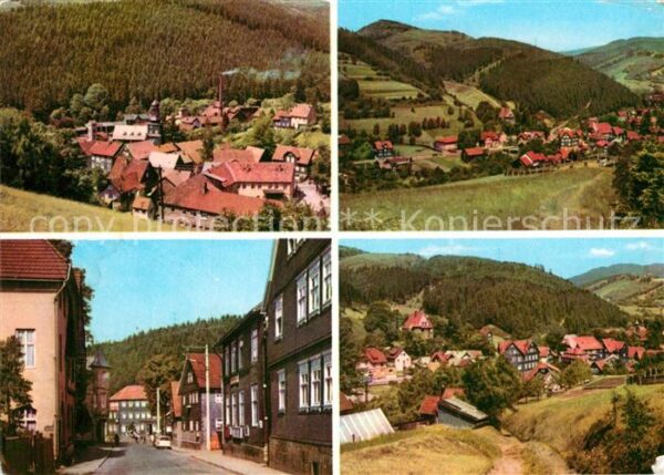 Schoenbrunn Greiz Panorama Ortsansichten