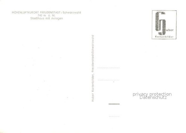 Freudenstadt Stadthaus mit Anlagen – Bild 2