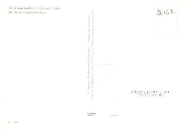 Schoenau Berchtesgaden Diakonissenheim Georgihäusl – Bild 2