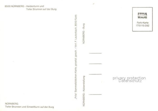 Nuernberg Heidenturm und Tiefer Brunnen auf der B – Bild 2