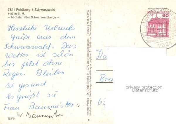 Feldberg Schwarzwald Fliegeraufnahme – Bild 2