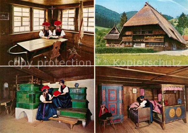 Gutach Schwarzwald Freilichtmuseum Vogtsbauernhof Schlafka