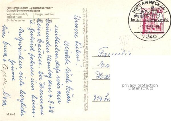 Gutach Schwarzwald Freilichtmuseum Vogtsbauernhof Schlafka – Bild 2