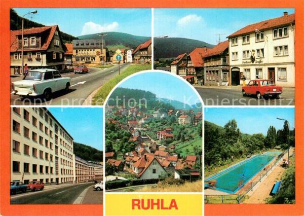 Ruhla PdF Gasthaus zur Traube Uhrenkombinat T
