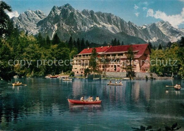 Garmisch-Partenkirchen Hotel Badersee mit Zugspitz Gruppe