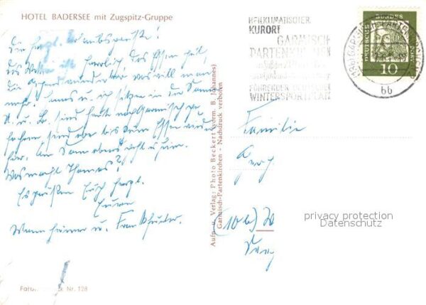 Garmisch-Partenkirchen Hotel Badersee mit Zugspitz Gruppe – Bild 2