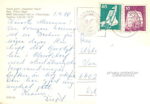 Oberstdorf Hotel garni Kappeler Haus – Bild 2