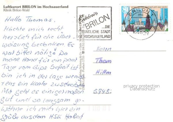 Brilon-Wald Klinik Brilon Wald Fliegeraufnahme – Bild 2