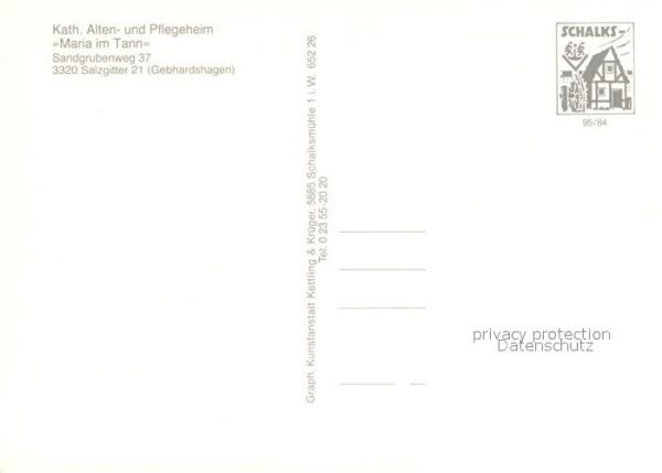 Salzgitter Kath Alten und Pflegeheim Maria Tann Sp – Bild 2