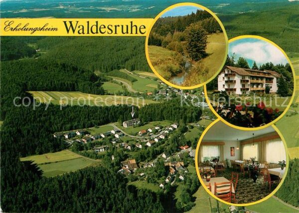Vesperweiler Erholungsheim Waldesruhe Fliegeraufnahm