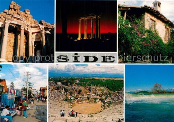 Side Antalya Kütüphane Apollon Tapinaginn Side de Bi