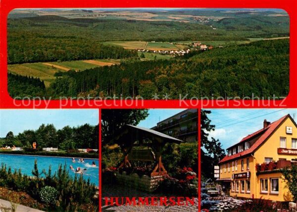 Hummersen Panorama Hotel Zur Post Schwimmbad Brun