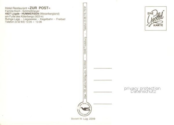 Hummersen Panorama Hotel Zur Post Schwimmbad Brun – Bild 2