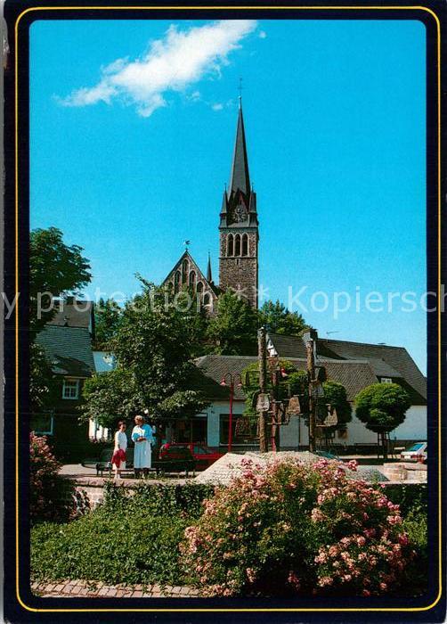 Altenhundem Rathausplatz Kirche