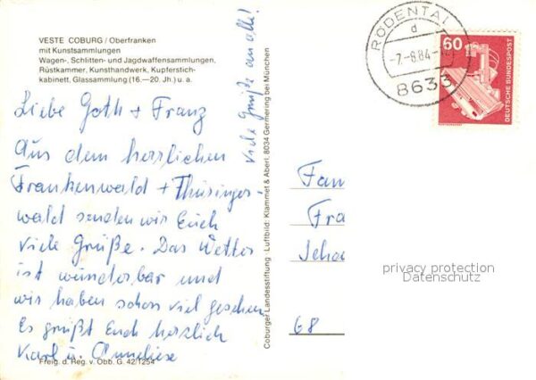 Coburg Veste Coburg Fliegeraufnahme – Bild 2