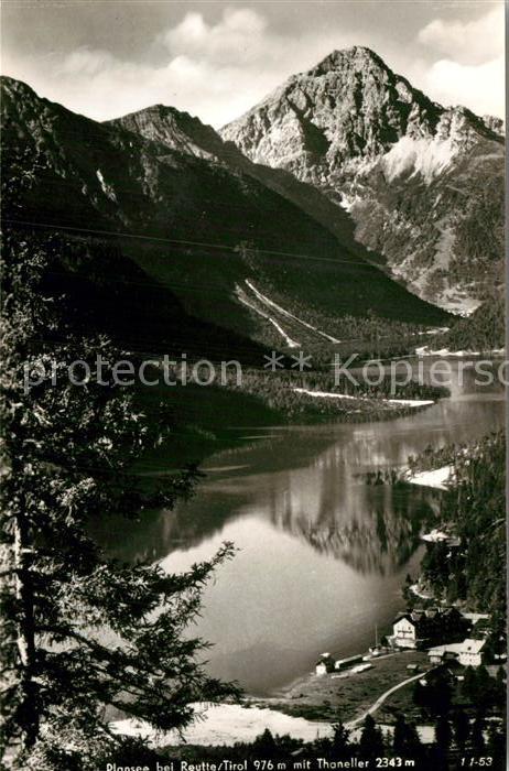 Reutte Tirol Plansee mit Thoneller