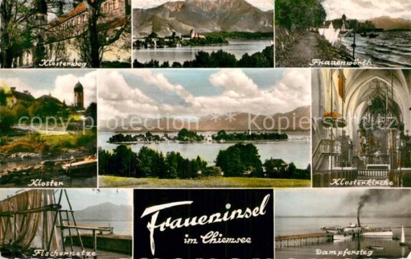 Fraueninsel Chiemsee Klosterberg Frauenwörth Dampfersteg Klo