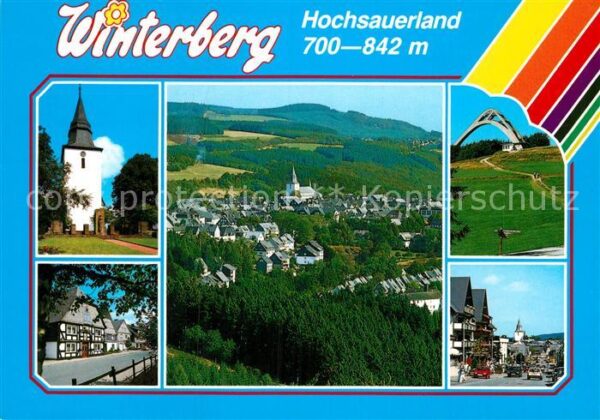 Winterberg Hochsauerland Fliegeraufnahme Sprungschanze