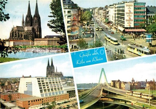 Koeln Rhein Dom Hohenzollernring Opernhaus Severins