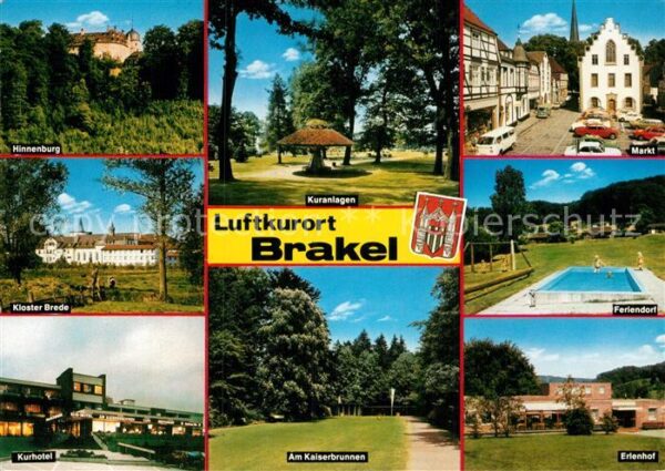 Brakel Westfalen Hinnenburg Kurpark Kurhotel Erlenhof Ma