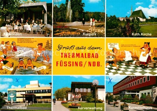 Fuessing Bad Thermalbad Kurpark Kurkonzert Kurmittel