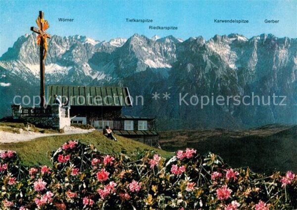 Wankhaus mit Karwendel