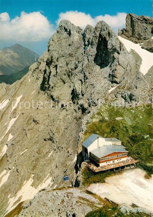 Mittenwald Bayern Fliegeraufnahme Karwendelbahn Bergstati