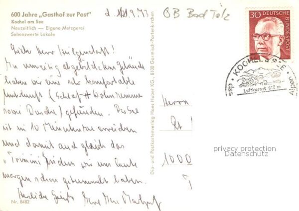 Kochel See Gasthof zur Post – Bild 2