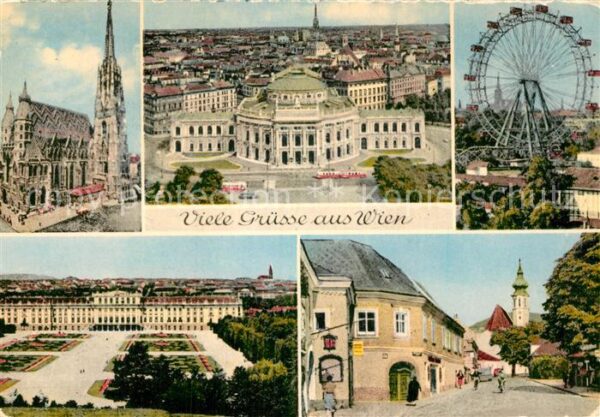 Wien Stephansdom Schloß Schönbrunn Grinzing