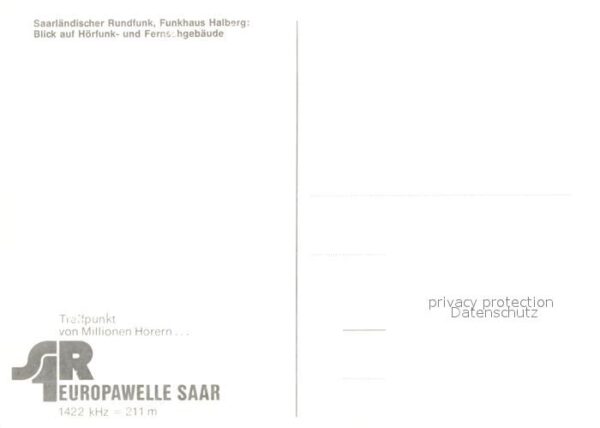 Saarbruecken Funkhaus Halberg Hörfunk- Fernsehgebäud – Bild 2