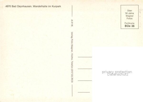 Bad Oeynhausen Wandelhalle Kurpark – Bild 2