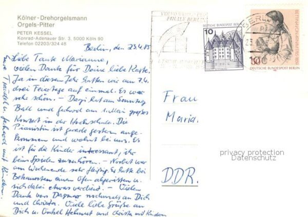 Koeln Rhein Drehorgelsmann Orgels-Pitter Dom – Bild 2