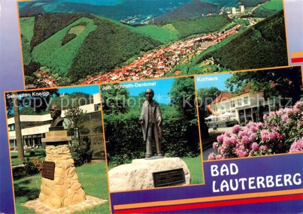 Bad Lauterberg Sebastian Kneipp Denkmal Joh. Schroth-D