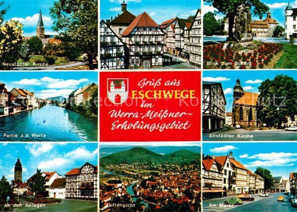 Eschwege Schloss Markt Neustädter Kirche Rathaus