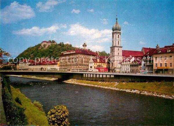 Graz Steiermark Murblick Schlossberg